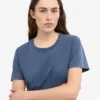 Light Organic Tee de algodón orgánico para mujer - Azul Neptuno