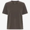Light Organic Tee de algodón orgánico para mujer - Barro descolorido