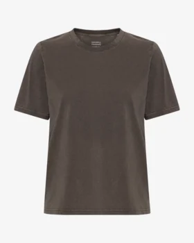 Light Organic Tee de algodón orgánico para mujer - Barro descolorido