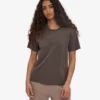 Light Organic Tee de algodón orgánico para mujer - Barro descolorido