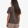 Light Organic Tee de algodón orgánico para mujer - Barro descolorido