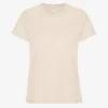 Light Organic Tee de algodón orgánico para mujer - Blanco marfil