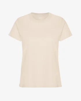 Light Organic Tee de algodón orgánico para mujer - Blanco marfil