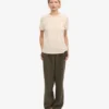 Light Organic Tee de algodón orgánico para mujer - Blanco marfil