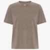 Light Organic Tee de algodón orgánico para mujer - Caqui descolorido
