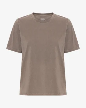 Light Organic Tee de algodón orgánico para mujer - Caqui descolorido