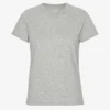 Light Organic Tee de algodón orgánico para mujer - Gris jaspeado