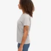 Light Organic Tee de algodón orgánico para mujer - Gris jaspeado