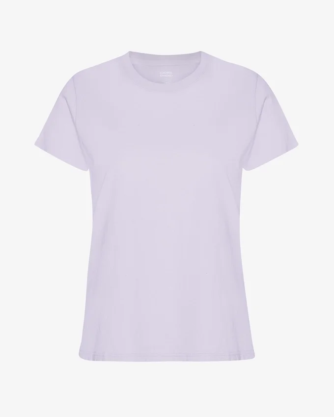 Light Organic Tee de algodón orgánico para mujer - Lavanda suave