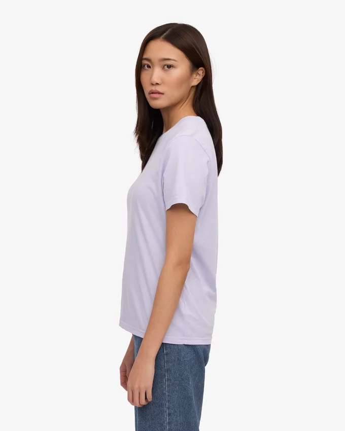 Light Organic Tee de algodón orgánico para mujer - Lavanda suave