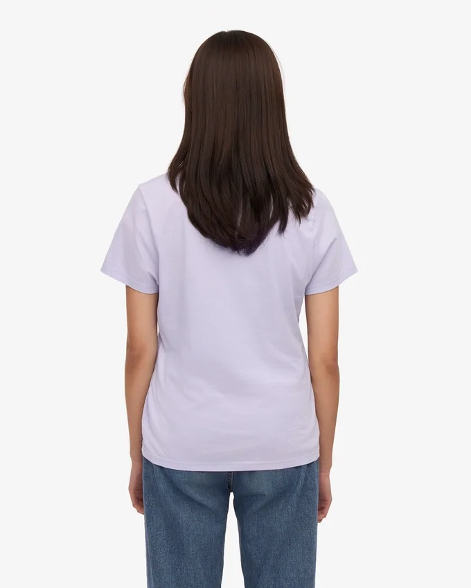 Light Organic Tee de algodón orgánico para mujer - Lavanda suave