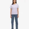 Light Organic Tee de algodón orgánico para mujer - Lavanda suave