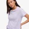 Light Organic Tee de algodón orgánico para mujer - Lavanda suave