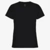 Light Organic Tee de algodón orgánico para mujer - Negro intenso