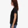 Light Organic Tee de algodón orgánico para mujer - Negro intenso