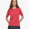 Light Organic Tee de algodón orgánico para mujer - Rojo descolorido