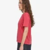 Light Organic Tee de algodón orgánico para mujer - Rojo descolorido
