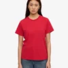Light Organic Tee de algodón orgánico para mujer - Rojo escarlata
