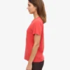 Light Organic Tee de algodón orgánico para mujer - Rojo mandarina