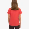 Light Organic Tee de algodón orgánico para mujer - Rojo mandarina