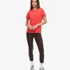 Light Organic Tee de algodón orgánico para mujer - Rojo mandarina