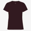 Light Organic Tee de algodón orgánico para mujer - Rojo sangre