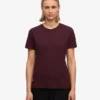 Light Organic Tee de algodón orgánico para mujer - Rojo sangre