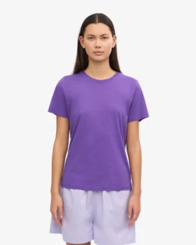 Light Organic Tee de algodón orgánico para mujer – Ultra Violet