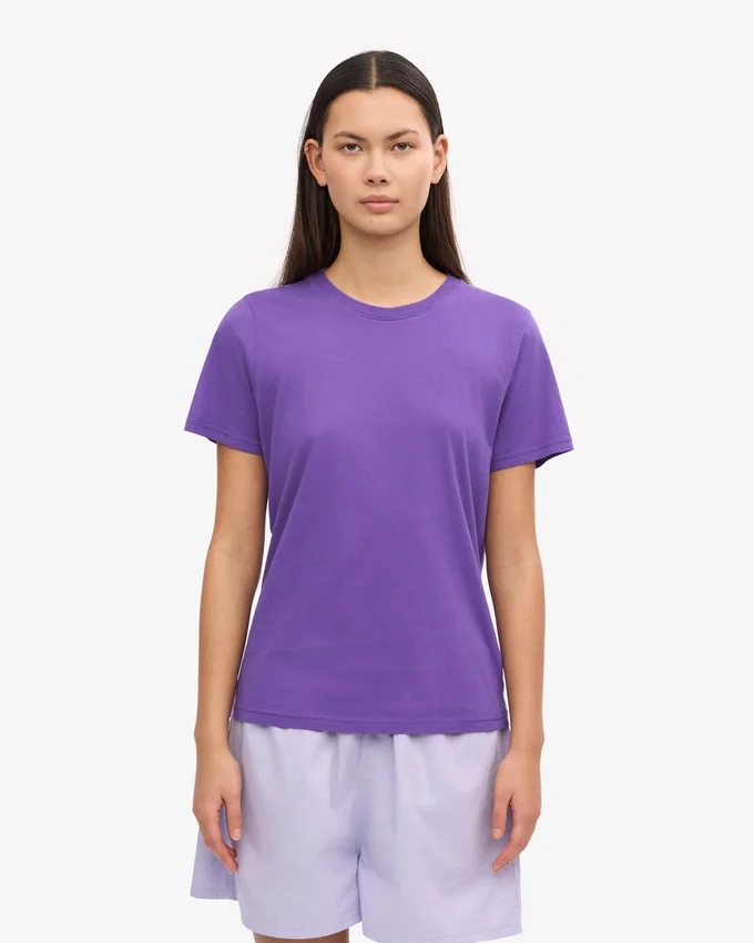 Light Organic Tee de algodón orgánico para mujer - Ultra Violet
