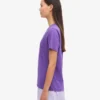Light Organic Tee de algodón orgánico para mujer - Ultra Violet