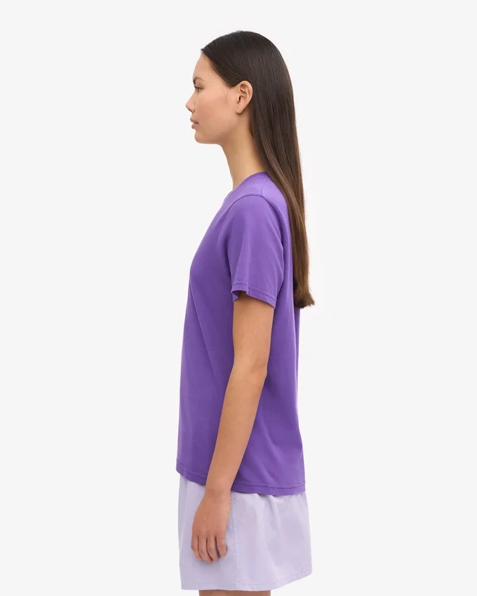 Light Organic Tee de algodón orgánico para mujer - Ultra Violet