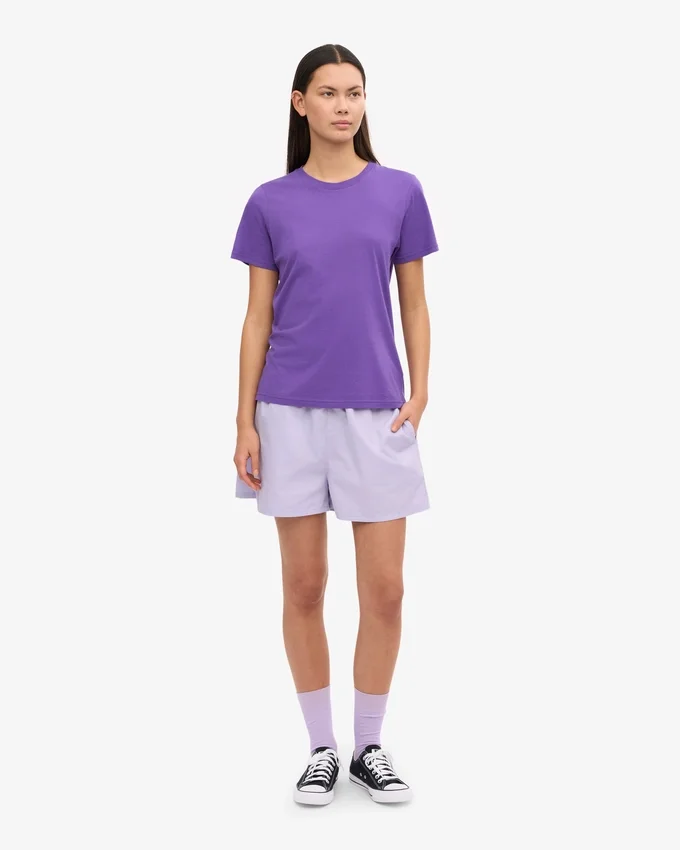 Light Organic Tee de algodón orgánico para mujer - Ultra Violet