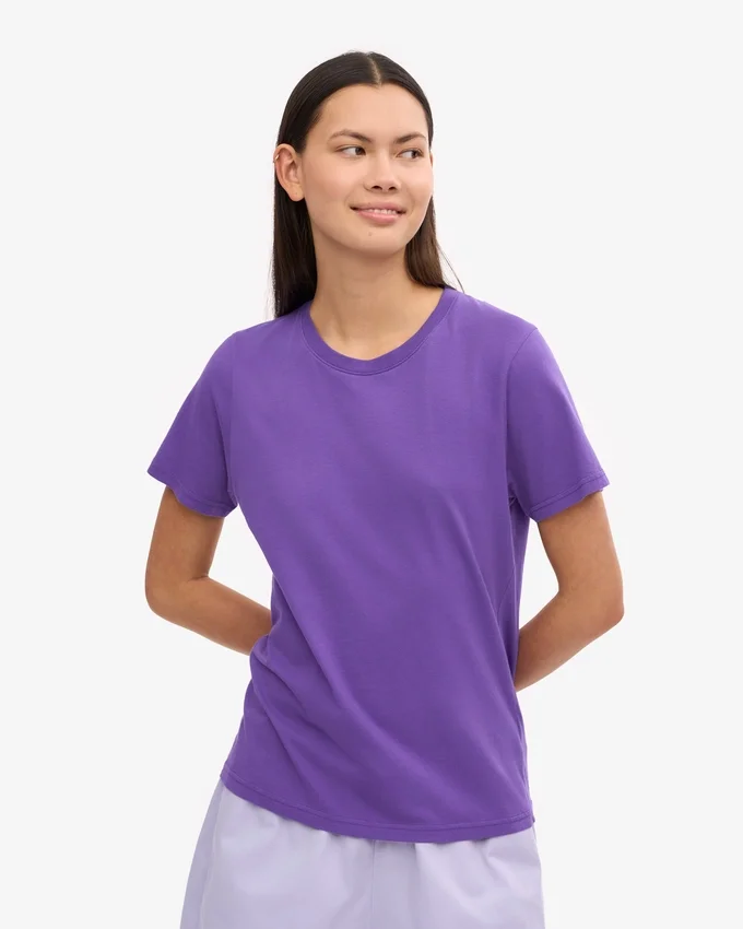 Light Organic Tee de algodón orgánico para mujer - Ultra Violet
