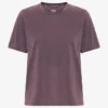 Light Organic Tee de algodón orgánico para mujer - Uva descolorida