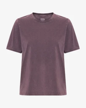 Light Organic Tee de algodón orgánico para mujer - Uva descolorida