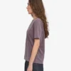 Light Organic Tee de algodón orgánico para mujer - Uva descolorida