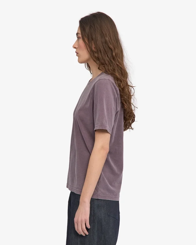 Light Organic Tee de algodón orgánico para mujer - Uva descolorida