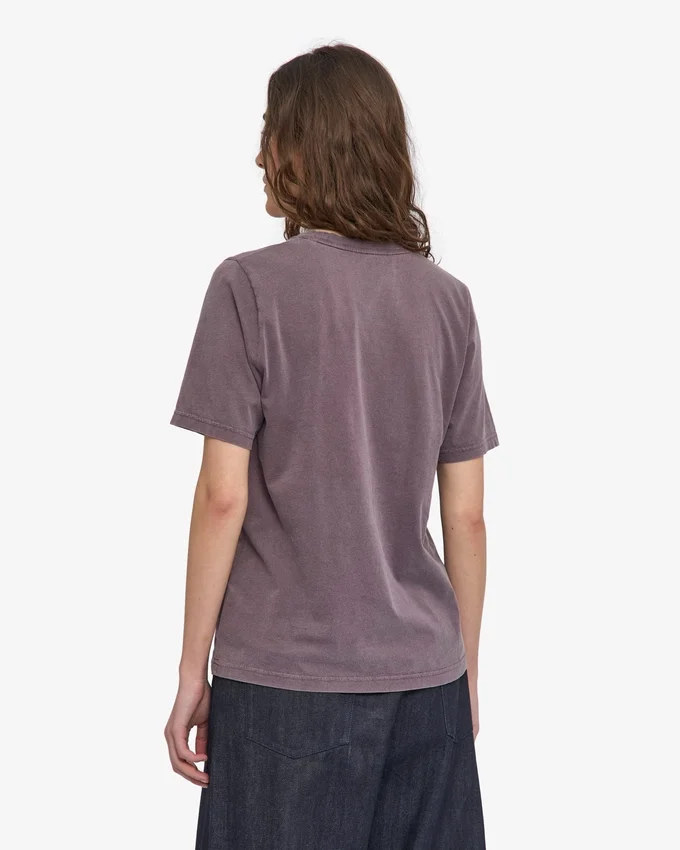Light Organic Tee de algodón orgánico para mujer - Uva descolorida