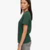 Light Organic Tee de algodón orgánico para mujer - Verde esmeralda