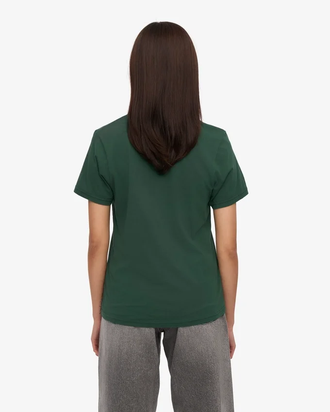 Light Organic Tee de algodón orgánico para mujer - Verde esmeralda