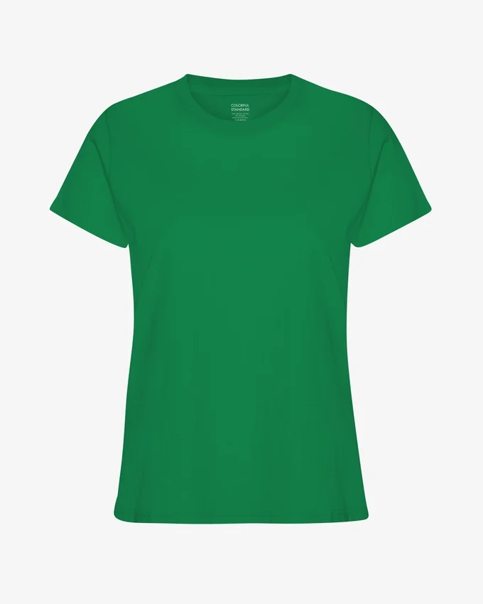 Light Organic Tee de algodón orgánico para mujer - Verde Kelly