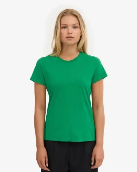 Light Organic Tee de algodón orgánico para mujer – Verde Kelly
