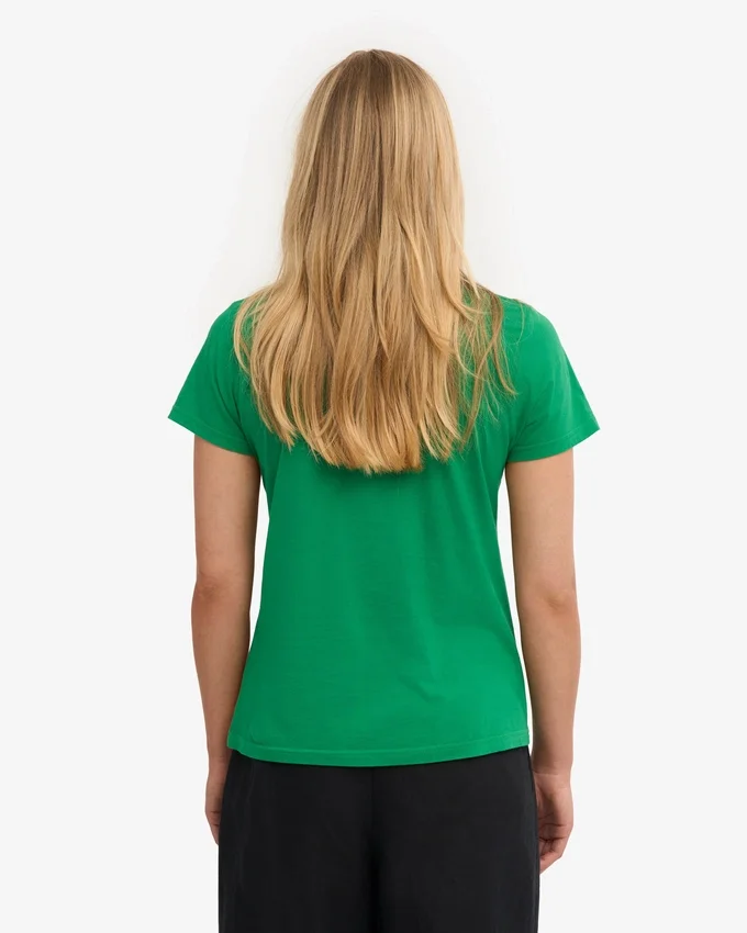 Light Organic Tee de algodón orgánico para mujer - Verde Kelly