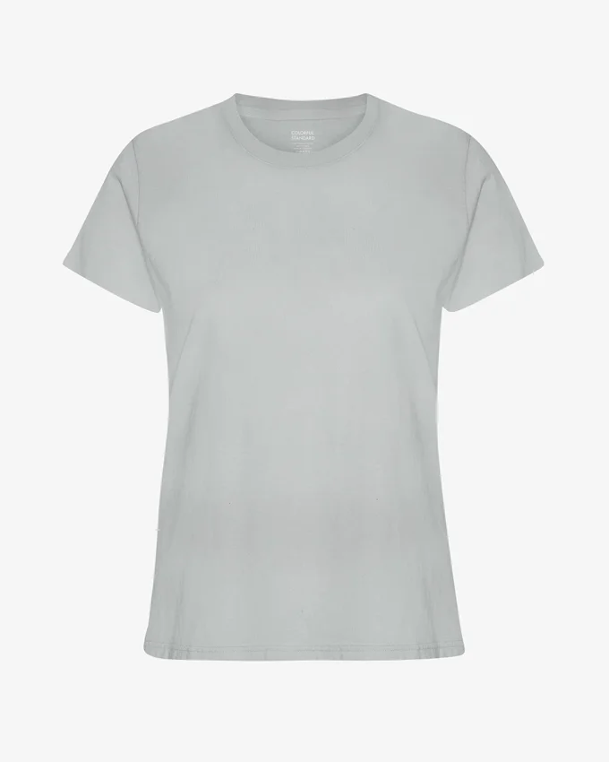 Light Organic Tee de mujer de algodón orgánico - Gris descolorido