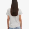 Light Organic Tee de mujer de algodón orgánico - Gris descolorido