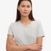 Light Organic Tee de mujer de algodón orgánico - Gris descolorido