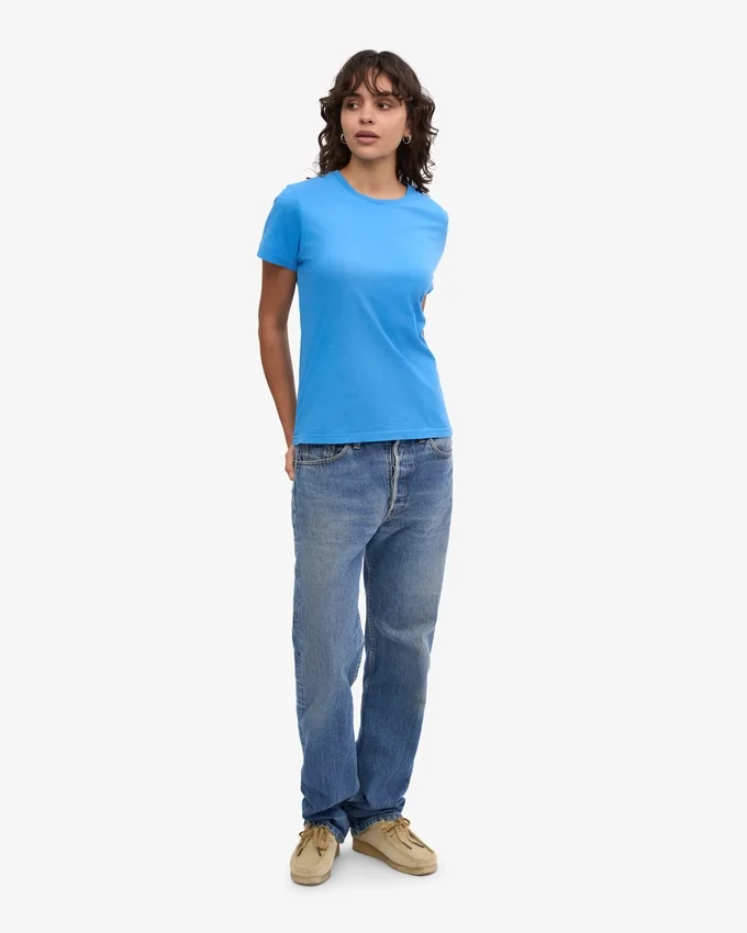 Light Organic Tee para mujer - Azul Pacífico