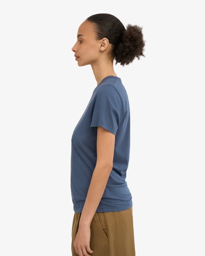 Light Organic Tee para mujer - Azul petróleo