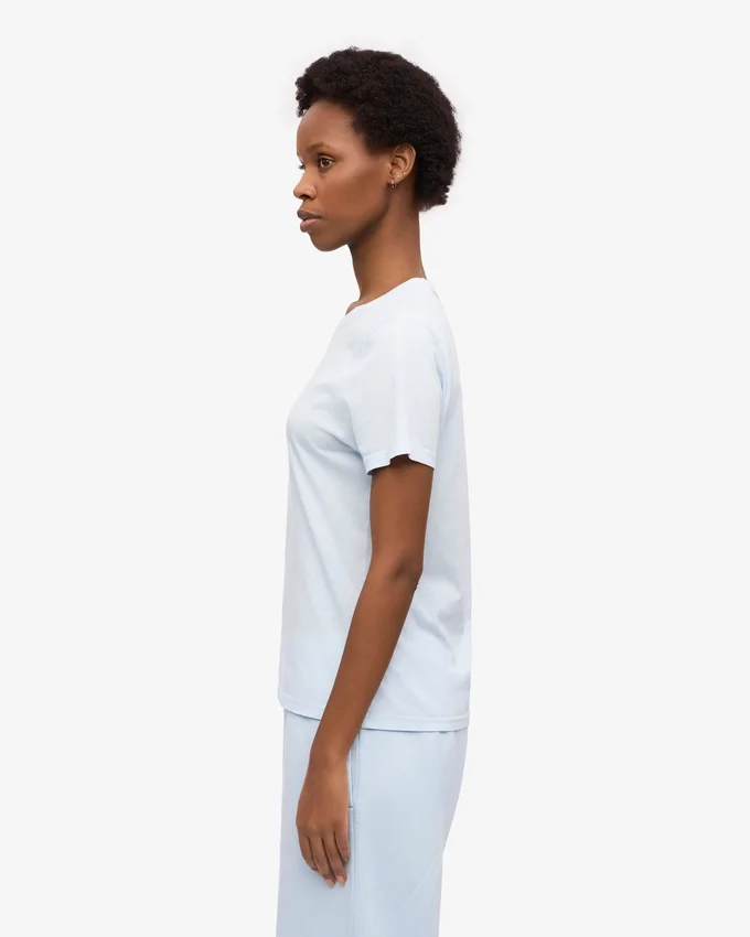 Light Organic Tee para mujer - Azul polar