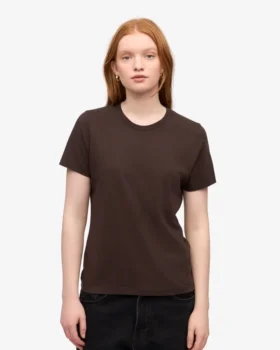 Light Organic Tee para mujer – Marrón café